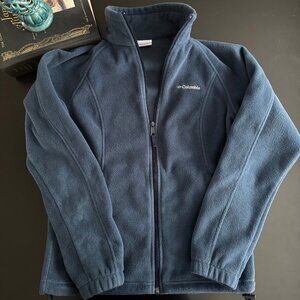 Columbia Full Zip Fleece Jacket – Blue – Size M